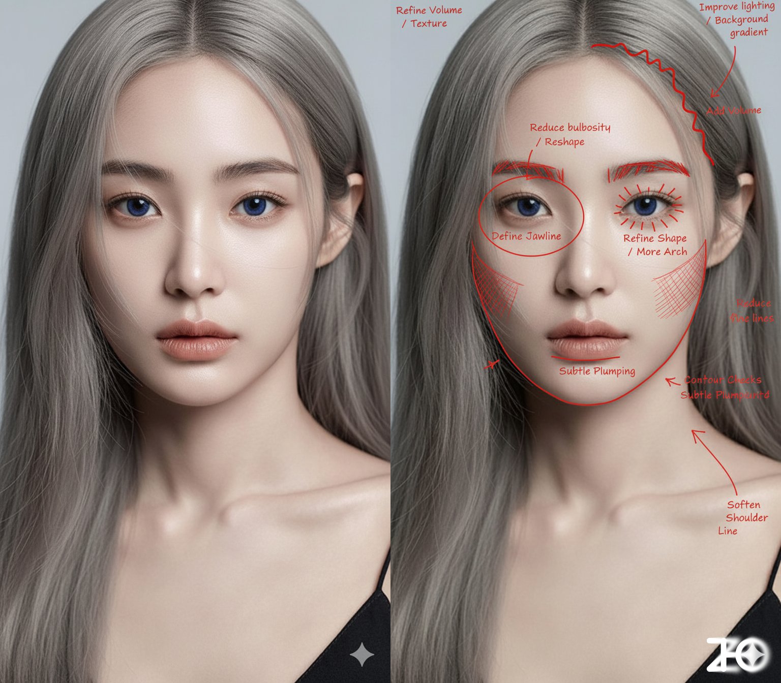 妆面分析 + 优化建议