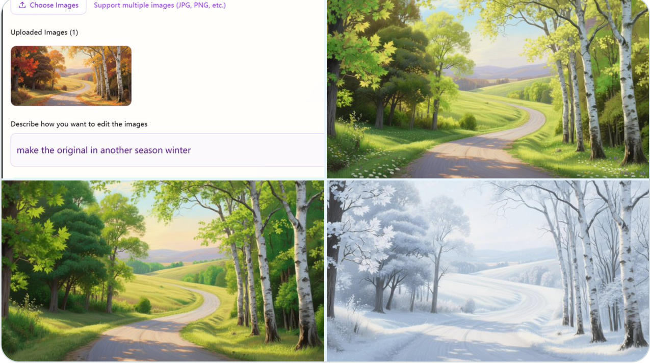 同一个地方的春夏秋冬